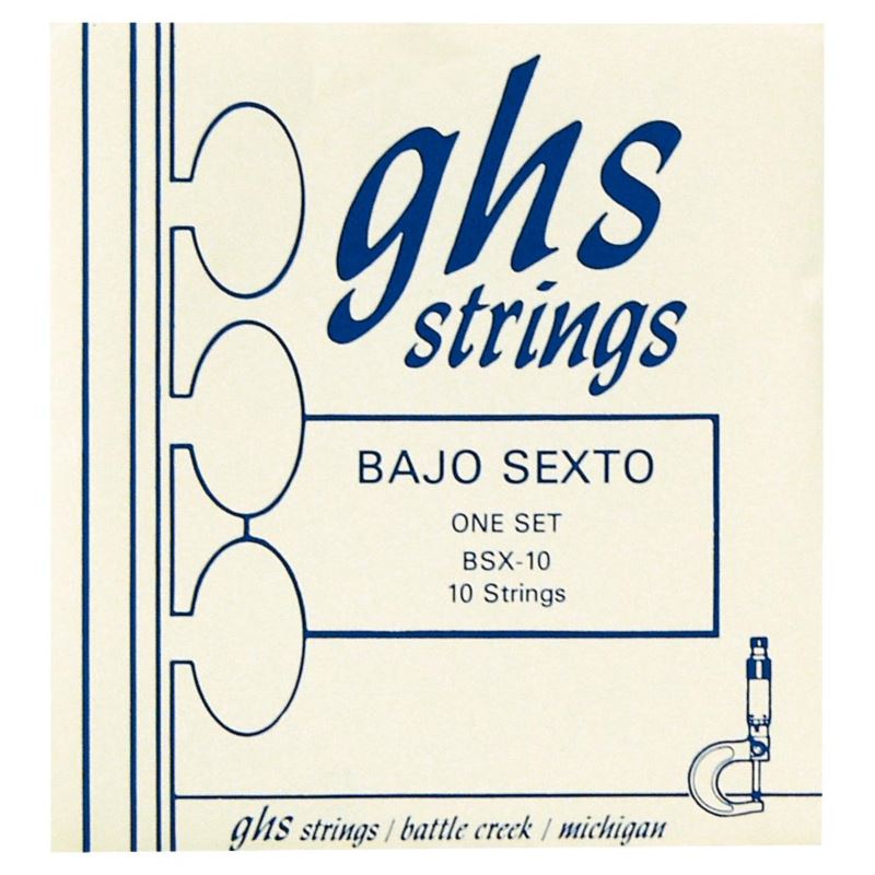 GHS Bajo Sexto, Acoustic Guitar String Set, Loop E